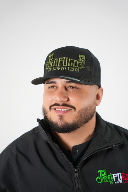 Prófugos Camo/Verde/Negro Snapback