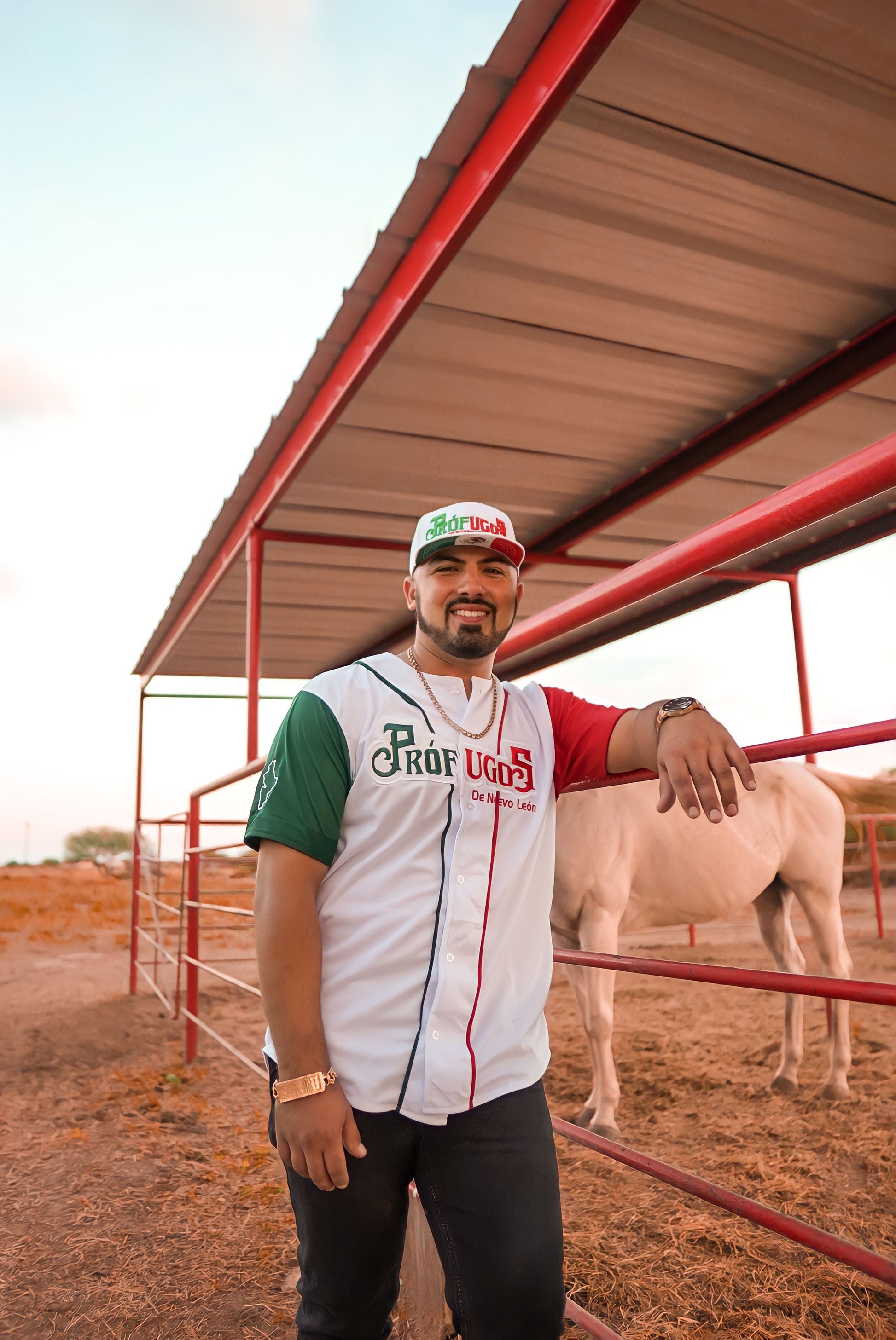 Profugos White Baseball Jersey –