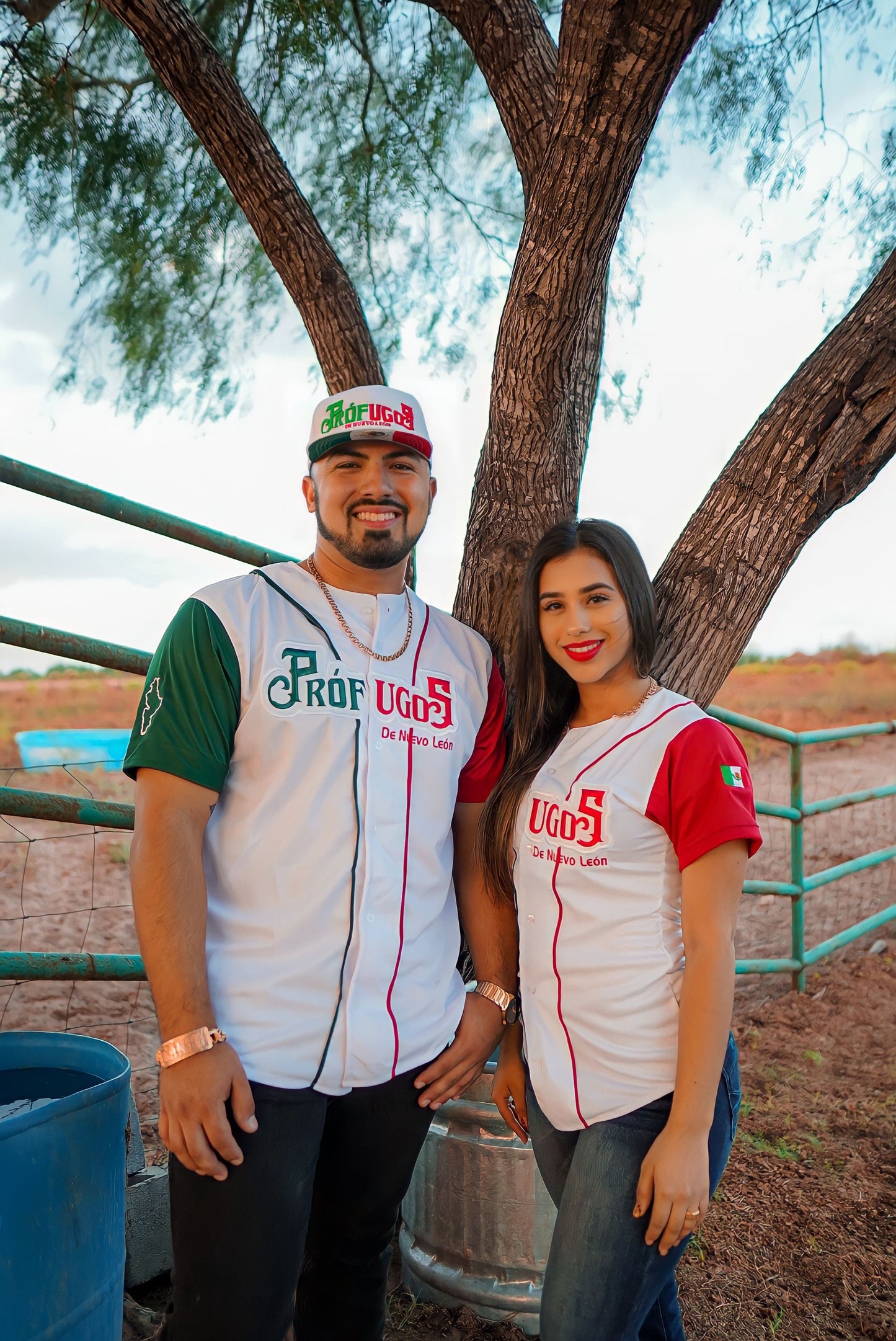 Profugos White Baseball Jersey